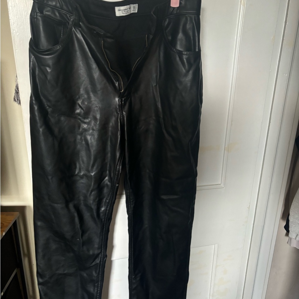 Black Leather Pants